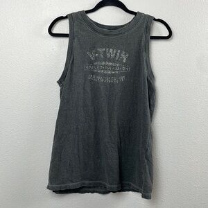 Harley Davidson v-twin studded back tank top size L